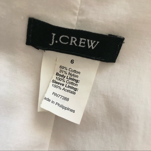 J.Crew Washed Ruffle-collar Trench in White - Picture 8 of 8